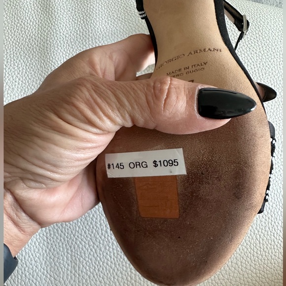 Georgia Armani stiletto strap heels - Picture 3 of 4